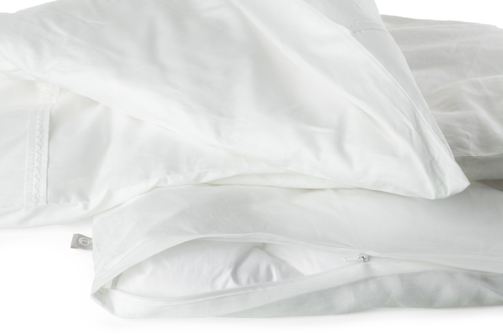 Stokke&reg; Textiles. Bedlinen White. Detail.